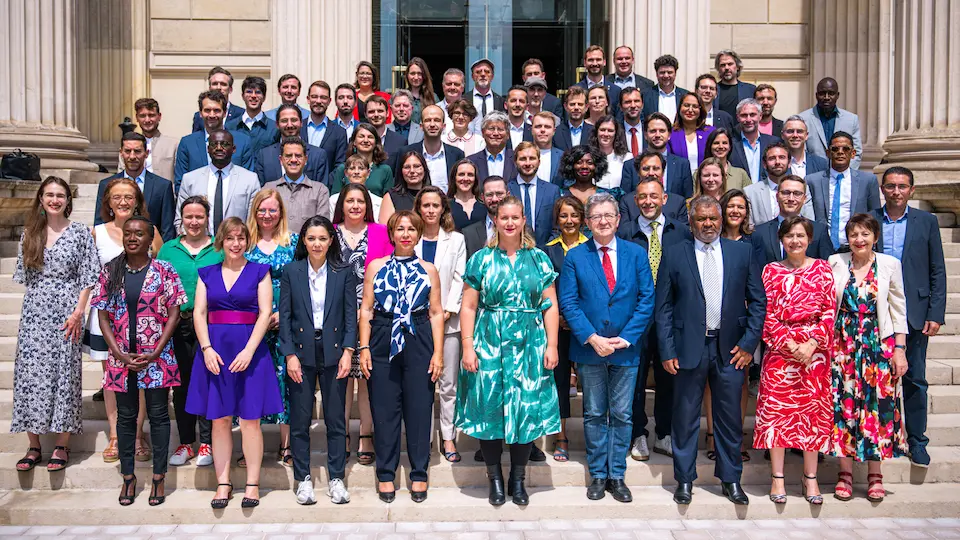 240718 Photo du groupe parlementaire de La France insoumise à l’Assemblée nationale